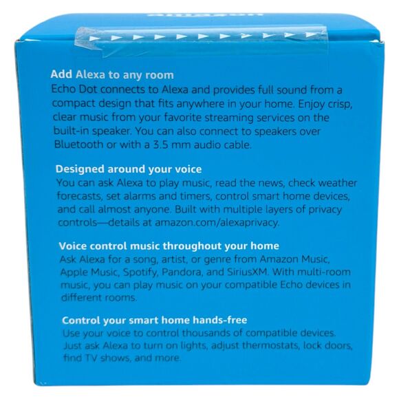 NEW Sealed Amazon Echo Dot 3rd Generation Sandstone - Picture 6 of 11